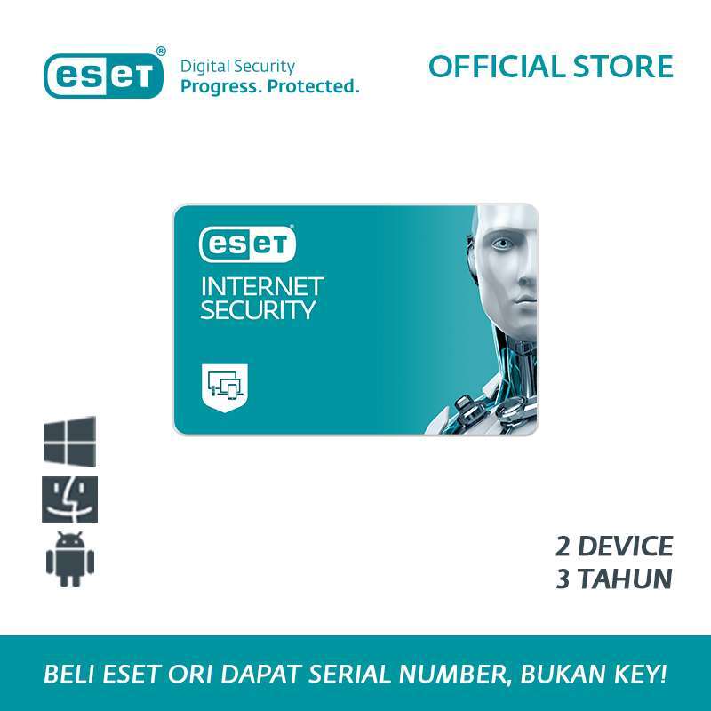 Jual ESET Internet Security Antivirus [2 Komputer/ 3 Tahun ...