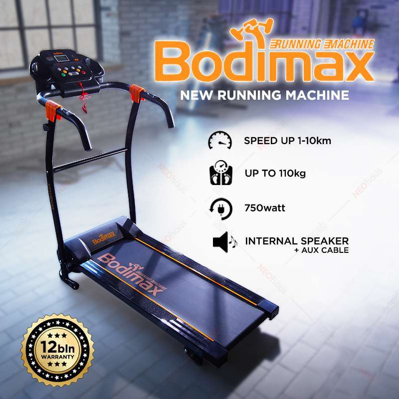 Jual Tredmil Bodimax Running Machine Original Black di Seller