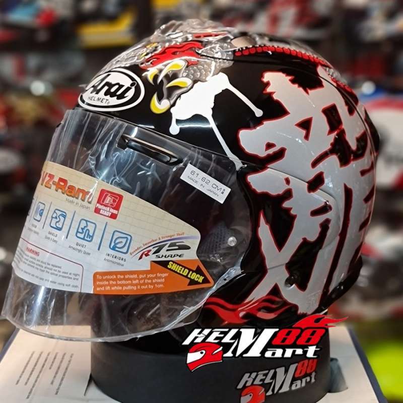 Jual Arai Vz Ram Dragon Helm Half Face Helm Arai Original Terbaru September 21 Harga Murah Kualitas Terjamin Blibli