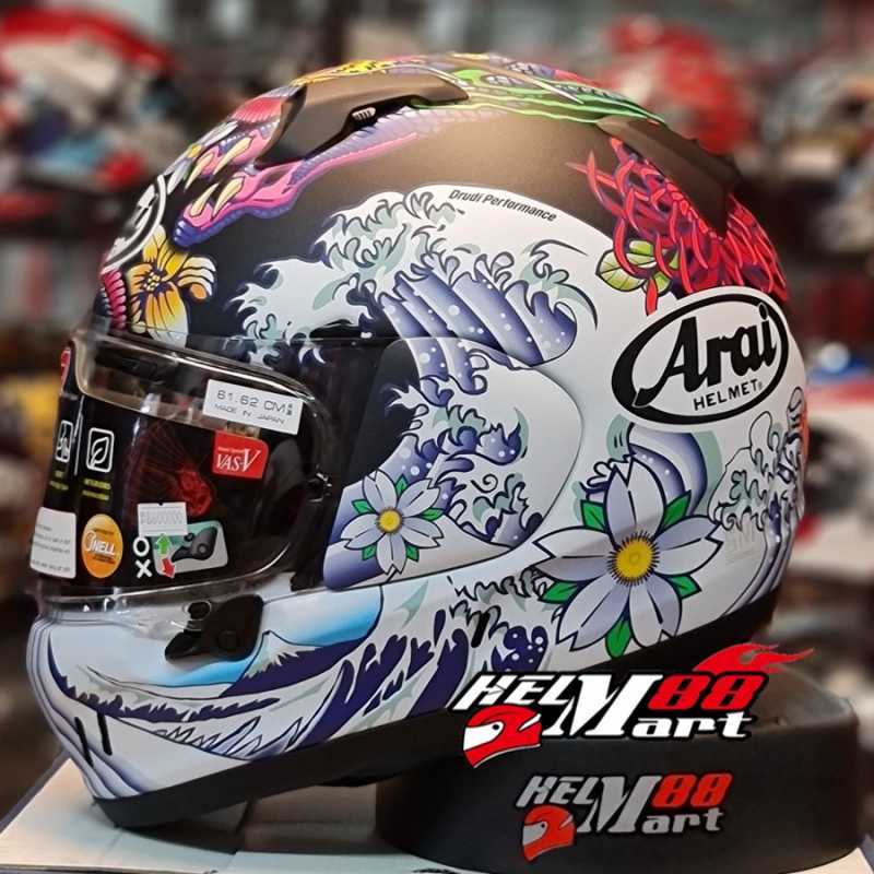 Jual ARAI XD ORIENTAL FLAT BLACK Helm Full Face Helm Arai ORIGINAL