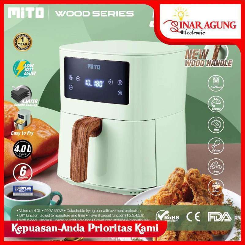 Promo MITO DIGIFRY DIGITAL AIR FRYER AF1 AF 1 4 LTR LOW WATT