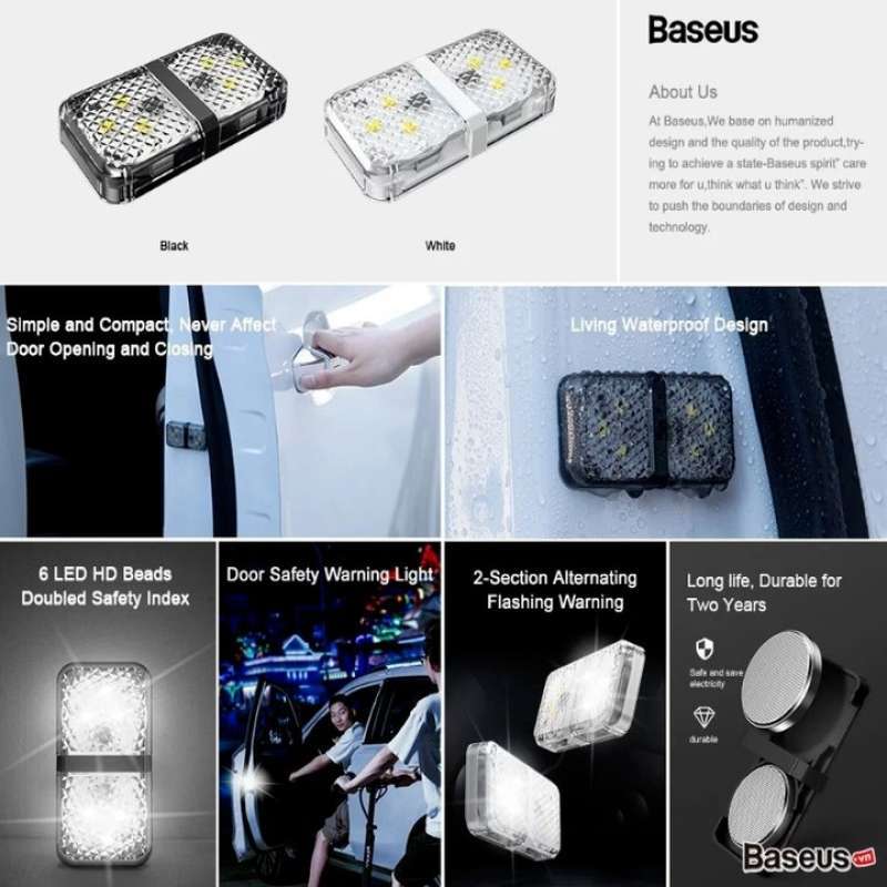 Promo Baseus Car Door Open Warning Led Light Lampu Pintu Mobil 2pcs Di Seller Toko Oktav Kota Jakarta Barat Dki Jakarta Blibli
