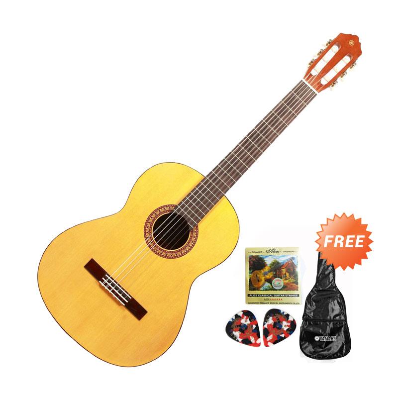 Jual Yamaha C 315 Gitar Klasik Natural Free Softcase 2 Pick Set Senar Terbaru Juli 2021 Blibli