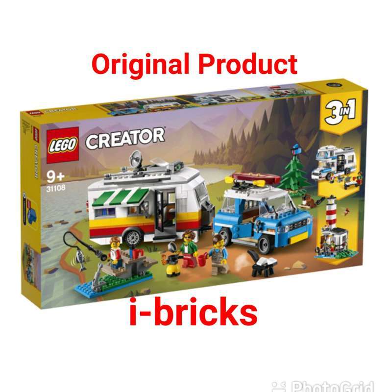 Promo LEGO Creator 31108 Caravan Family Holiday Diskon 1% Di