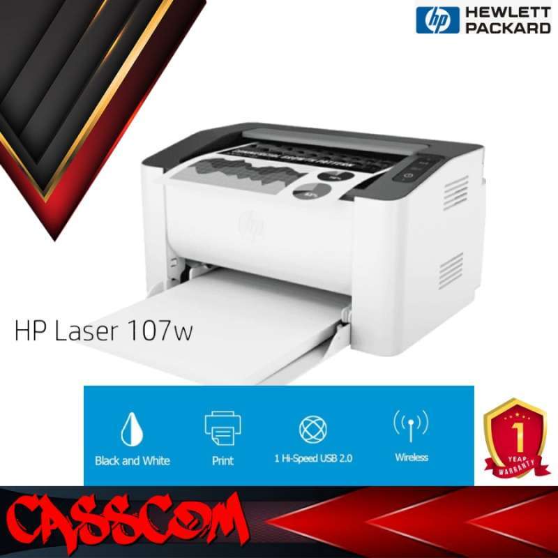 Jual Printer HP Laser 107W (Wireless) 107 W LaserJet M107W di Seller  CassCom - Kota Depok, Jawa Barat | Blibli