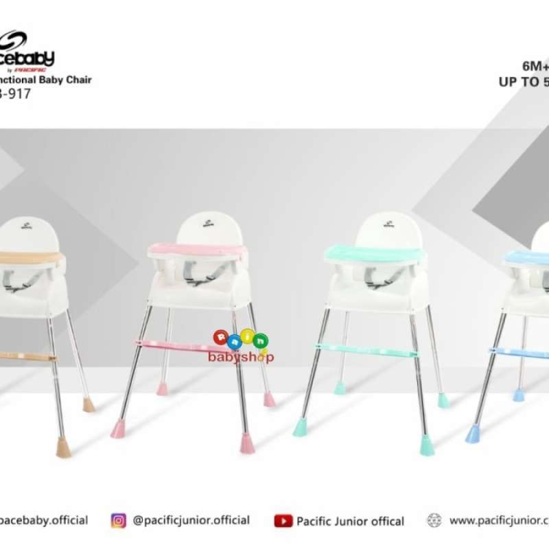 Spacebaby Sb Baby Feeding High Chair Sb 917 Spacebaby Sb Juniors