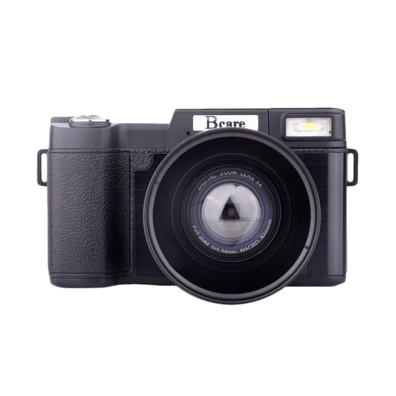 bcare full fhd 1080p kamera mirrorless 24 mp 3 inch lcd anti uv
