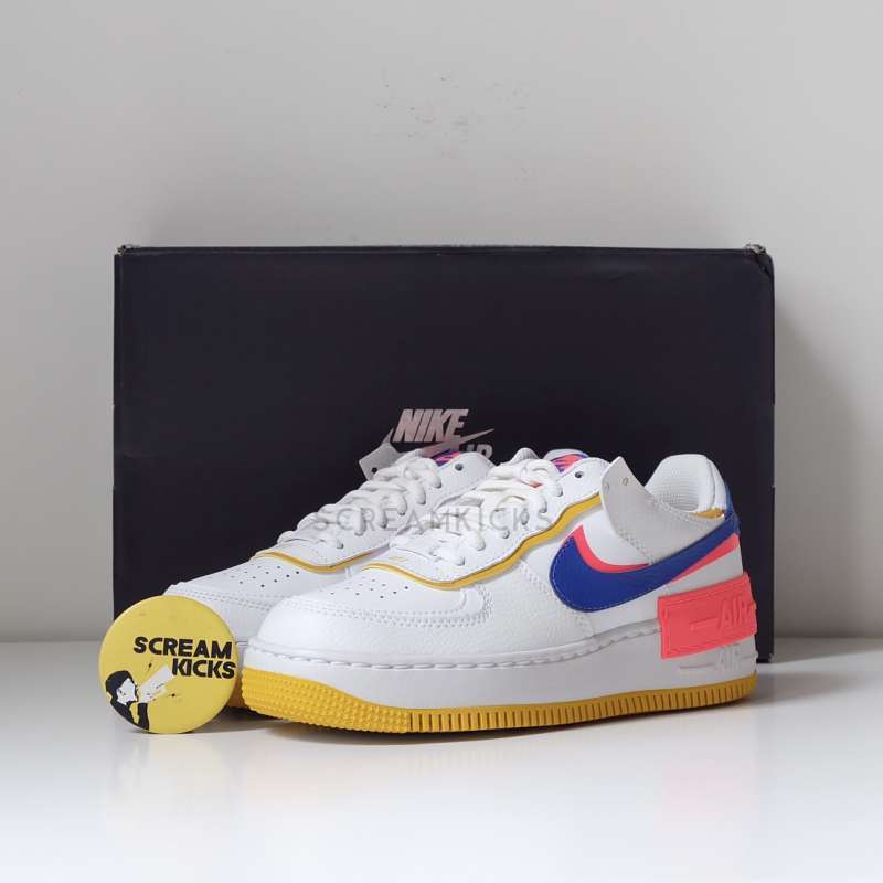 af1 shadow white with chain