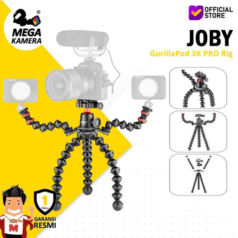 Megakamera Joby GorillaPod 3K PRO Rig