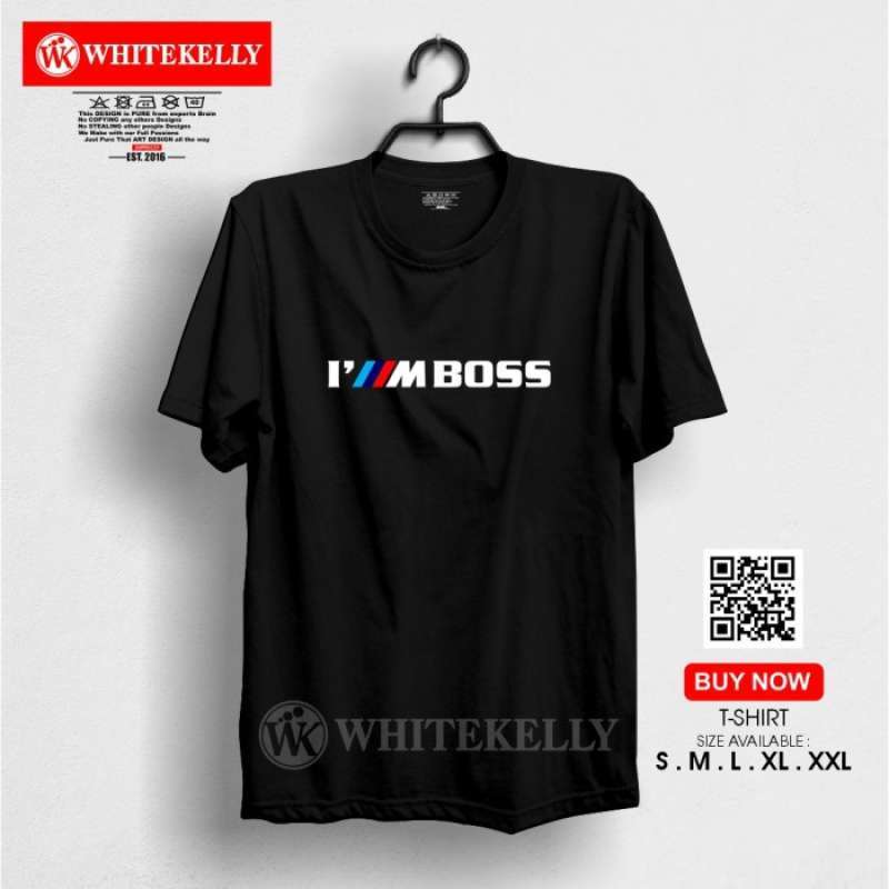 Kaos / Baju / Tshirt Distro I am Boss 