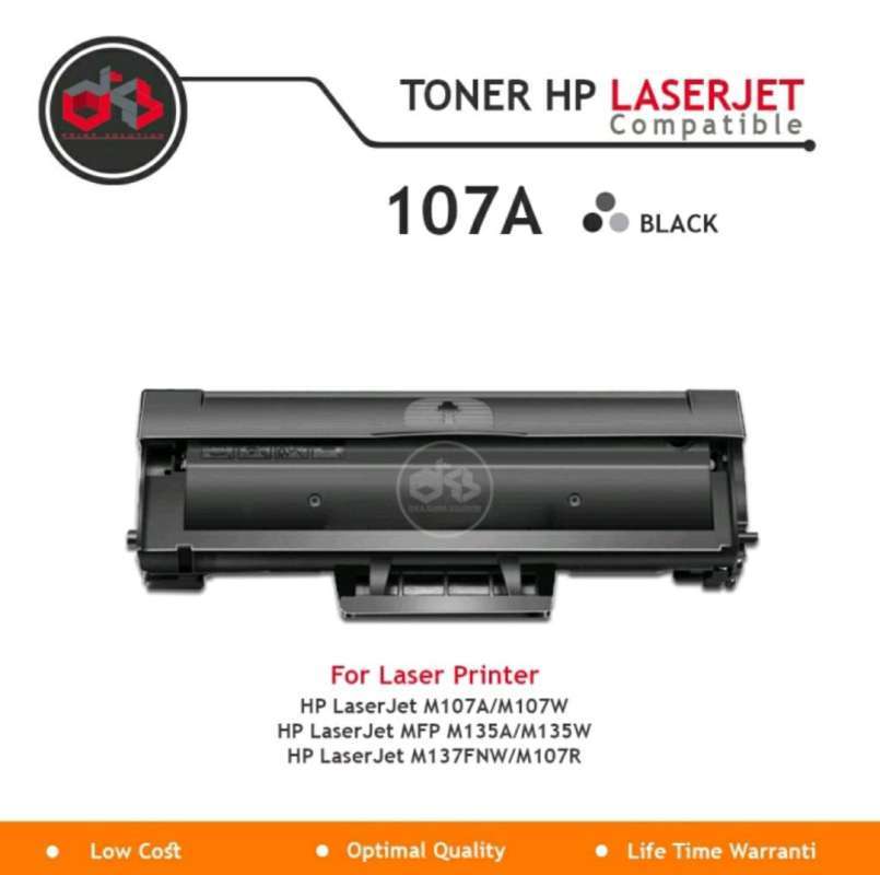 Promo 107A W1107A Toner Cartridge Compatible untuk HP Laserjet M107A/M107W/MFP  M135A/M135W/M137FNW/M107R - Black plus chip baru di Seller Dika Toner  Solution - Kota Jakarta Pusat, DKI Jakarta | Blibli