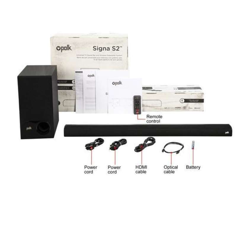 Polk Audio Signa S2 Universal Sound Bar 