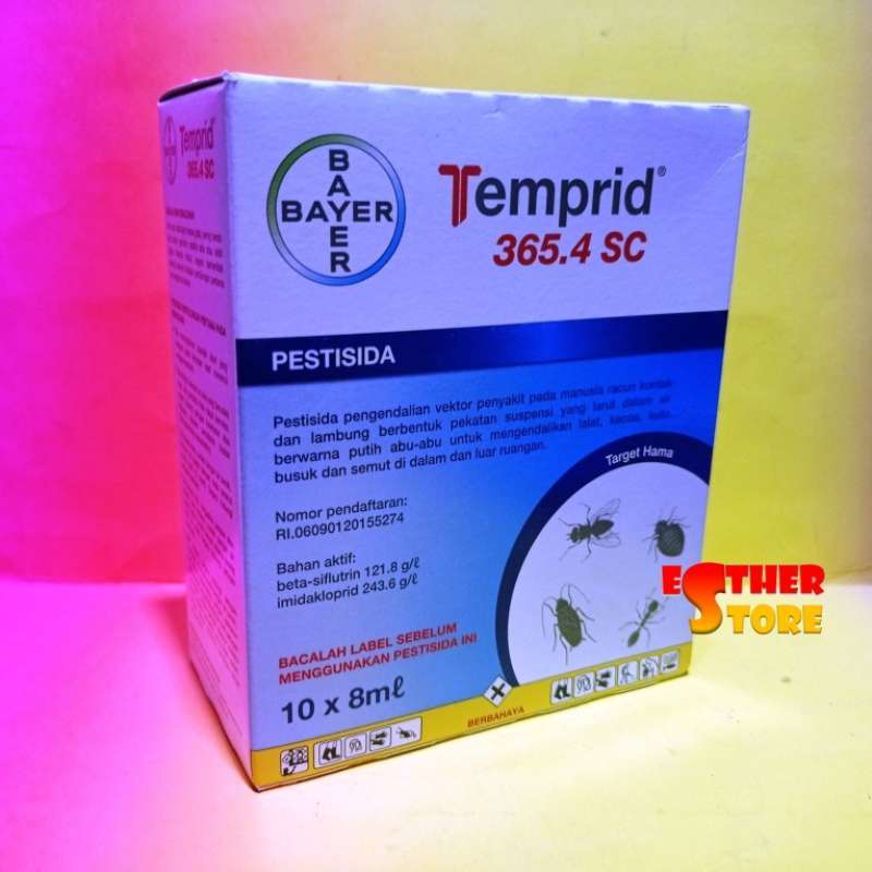Temprid 365.4 SC 8 ml Basmi Kutu Busuk Lalat Kecoa Semut Produk Bayer