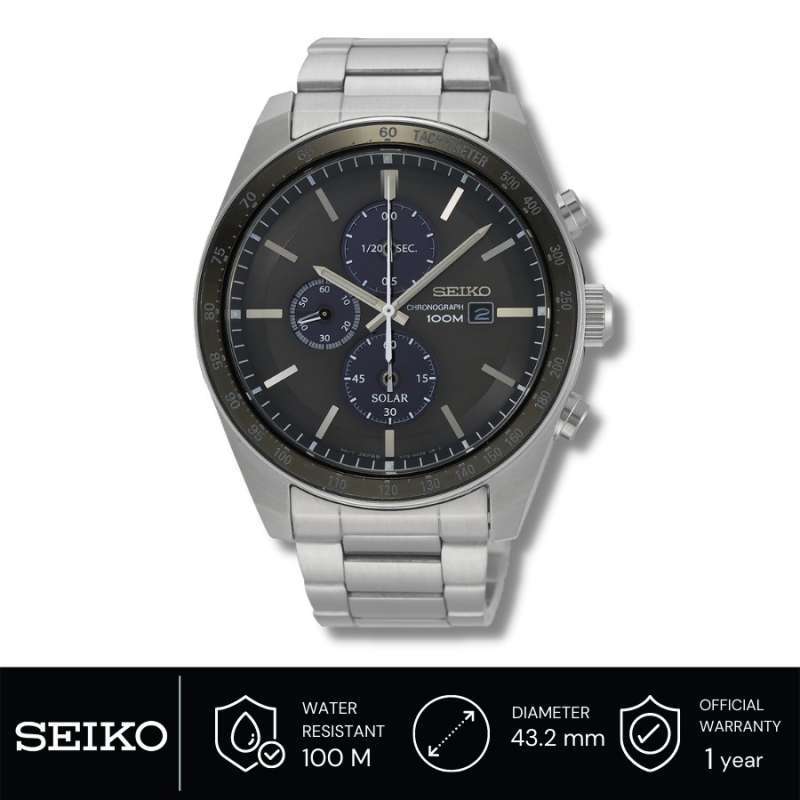 Promo Jam Tangan Pria Seiko Solar Chronograph Black SSC715P1 Original di  Seller Seiko Official Store - Kota Jakarta Pusat, DKI Jakarta | Blibli
