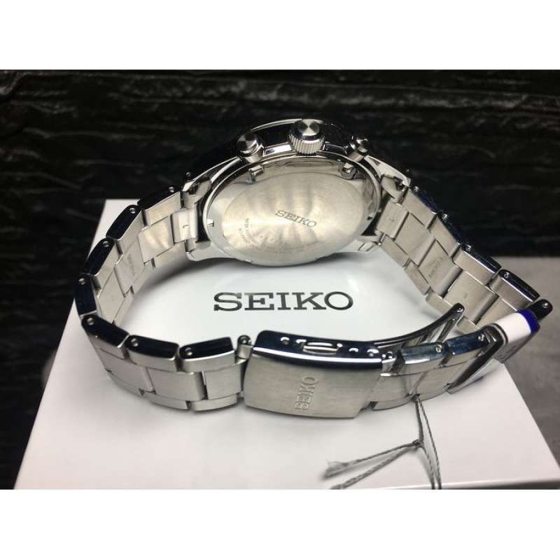 Promo Jam Tangan Pria Seiko Solar Chronograph Black SSC715P1