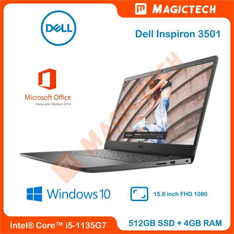 DELL LAPTOP INSPIRON 15-3501 i5-1135G7 4GB 512GB 15,6