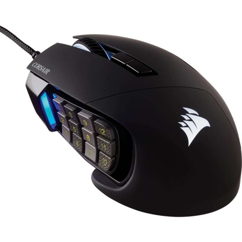 Jual Mouse Gaming Corsair Scimitar Rgb Elite Optical Moba/mmo ...