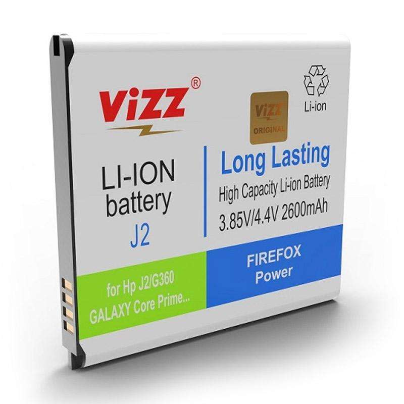 Vizz Baterai Double Power for Samsung Galaxy J2 Core Prime [2600 mAh]