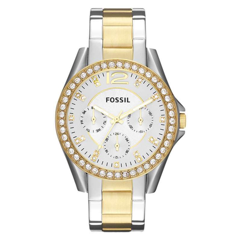 Jual Fossil ES3204 Riley Silver Dial 