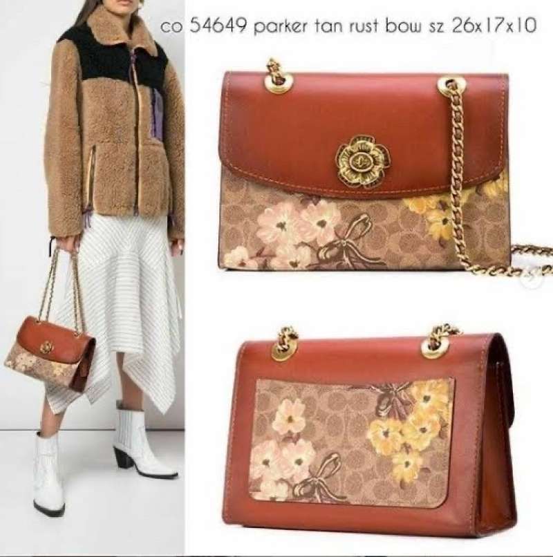 Coach parker store prairie floral