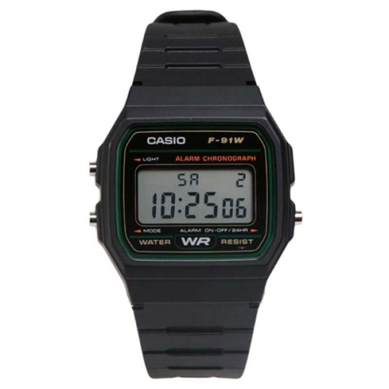 Jual CASIO ORIGINAL CASIO F 91W 3DG JAM TANGAN PRIA JAM PRIA