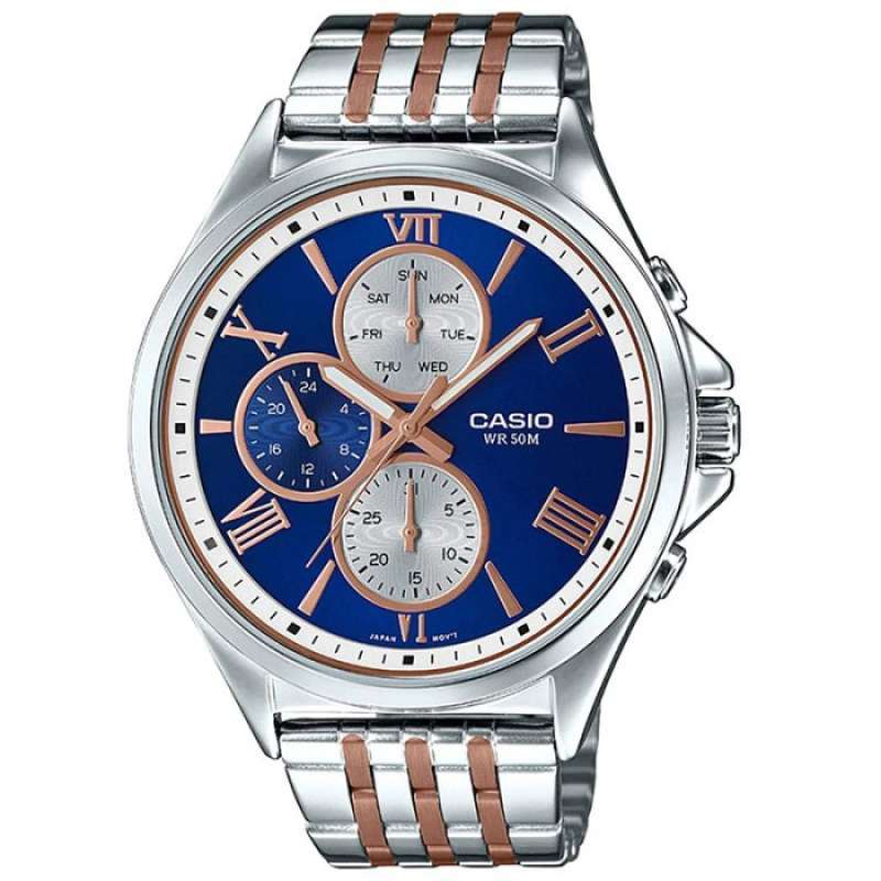 CASIO ORIGINAL CASIO MTP E316RG 2A JAM TANGAN PRIA JAM PRIA STAINLESS CASIO MTP E316RG 2A E 316 RG MTPE316