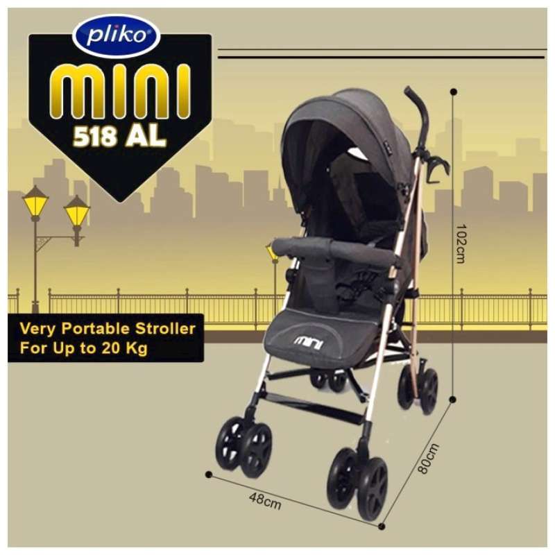Stroller pliko mini 518 review store