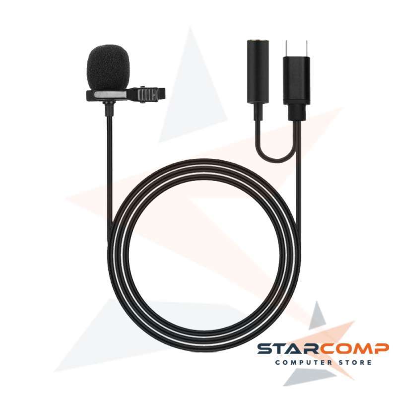 Jual Mic Clip-on Lavalier TYPE C 3.5mm 