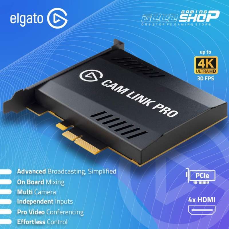 Jual Elgato Cam Link Pro Pcie Camera Game Capture Quad Hdmi 4k30
