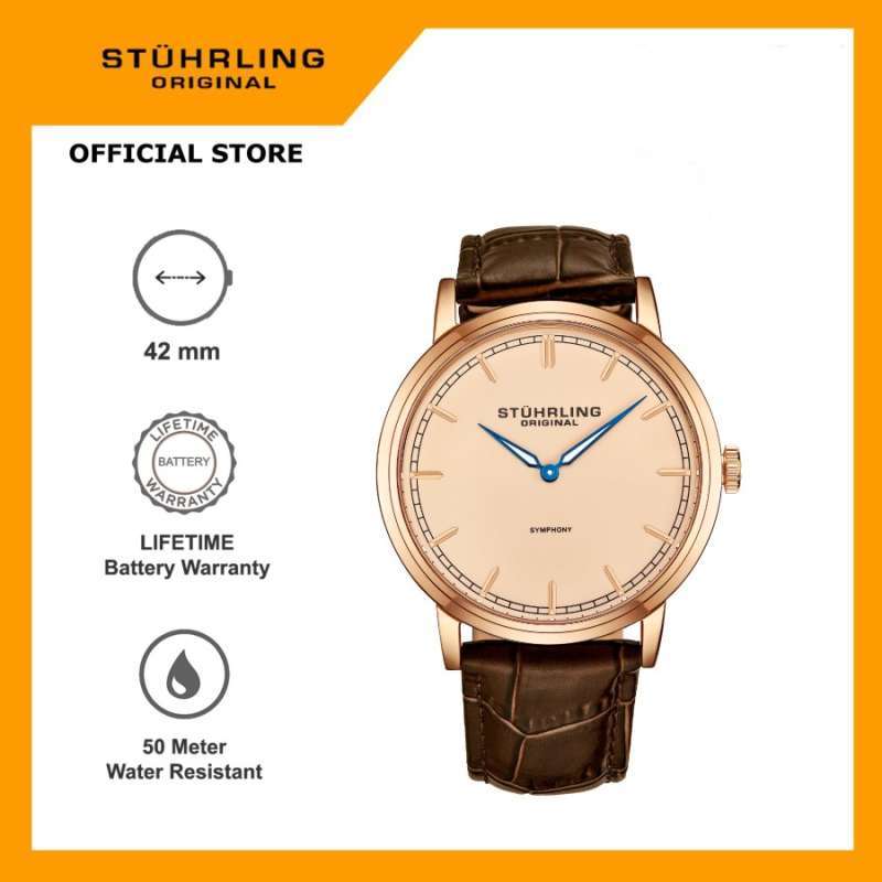 Promo Stuhrling Vanguard Jam Tangan Pria Analog 779 03 Cokelat Diskon 40 Di Seller Chronos Time Official Store Duri Kepa Kota Jakarta Barat Blibli