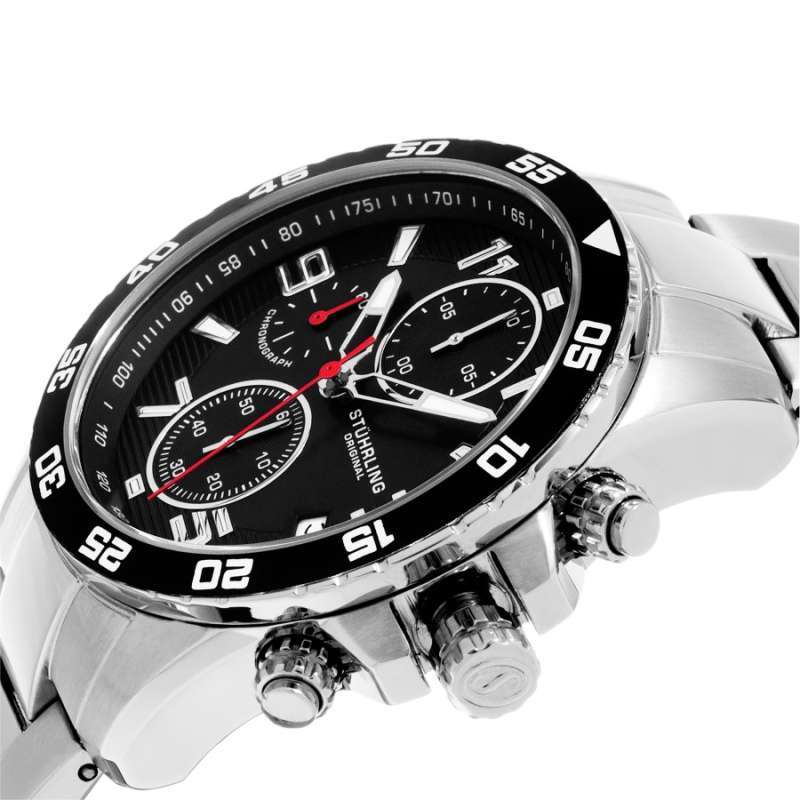 Promo Stuhrling Concorso Jam Tangan Pria Analog 985 02 Hitam