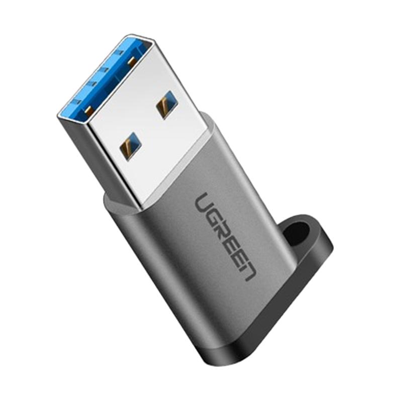 Jual Ugreen Type C To Usb 3 0 Adapter Support Otg With Keychain 50533 Online November 2020 Blibli Com