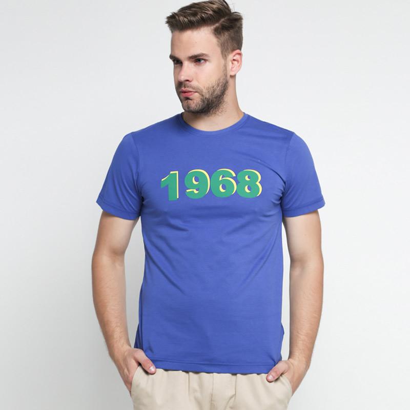 Jual Snapback 1968 T-shirt Pria - Blue 