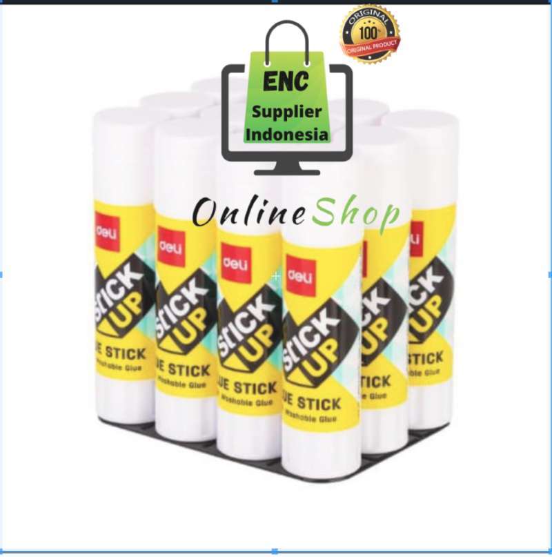 Jual deli 1 buah lem glue stik 9 gram pvc E71101 per pcs kemasan