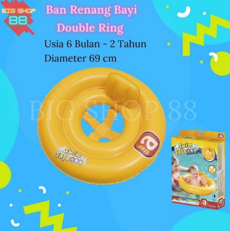 Pelampung Renang Bayi/Ban Renang Bayi Double Ring My Baby Float