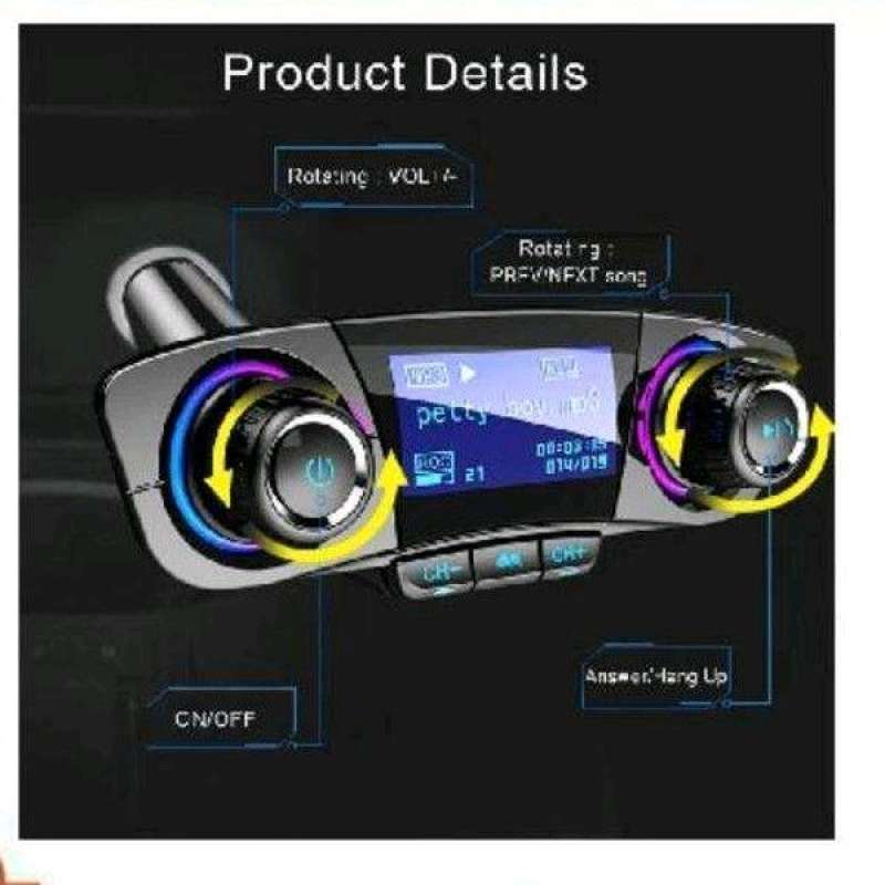Promo Jinserta Bluetooth Audio Receiver FM Transmitter Handsfree