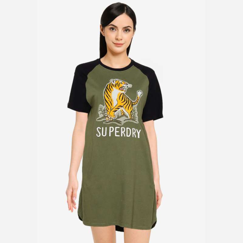 Promo Superdry Boho T-Shirt Dress 