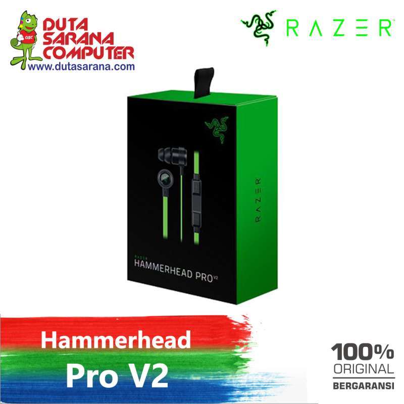 Jual Razer Earphone Headset Gaming Hammerhead Pro V2 Original 100