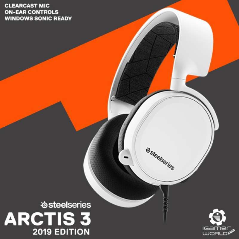 Jual Steelseries Arctis 3 White Gaming 