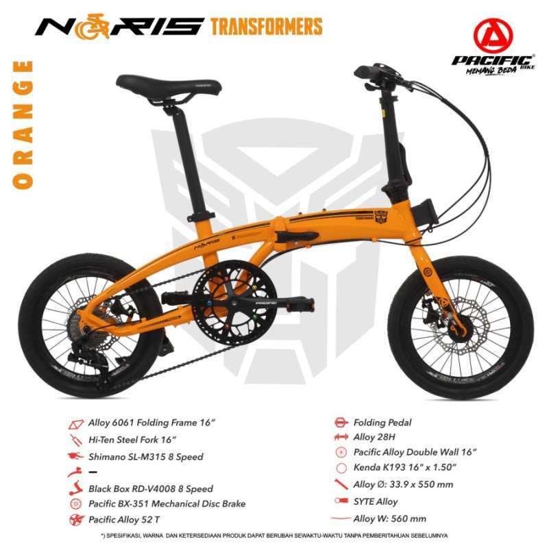 Transformer bike 16 inch discount