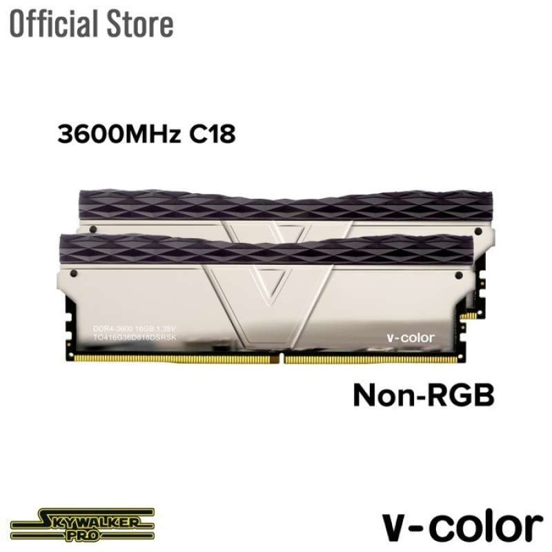 Jual Memory Pc V-color Skywalker Pro 32gb Dual 3600mhz