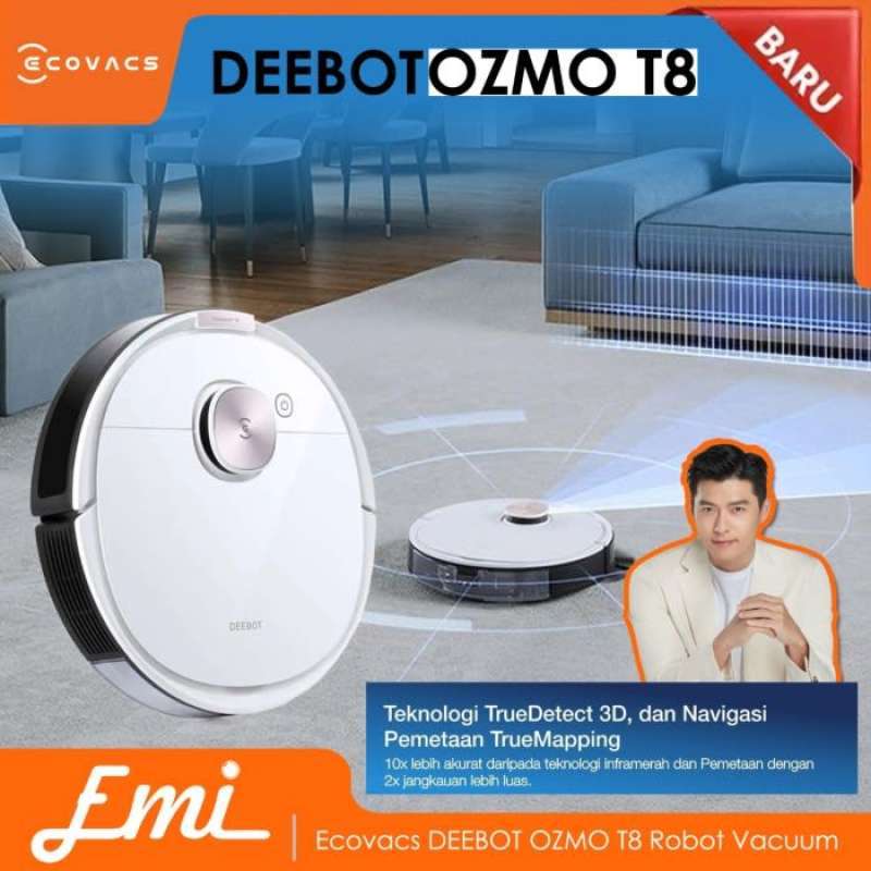 Jual Ecovacs DEEBOT OZMO T8 Robot Vacuum Cleaner Vacuum Sapu Pel Vacuum Mop  - Vacuum T8 Only Terbatas di Seller juhdern - Kota Bandung, Jawa Barat |  Blibli