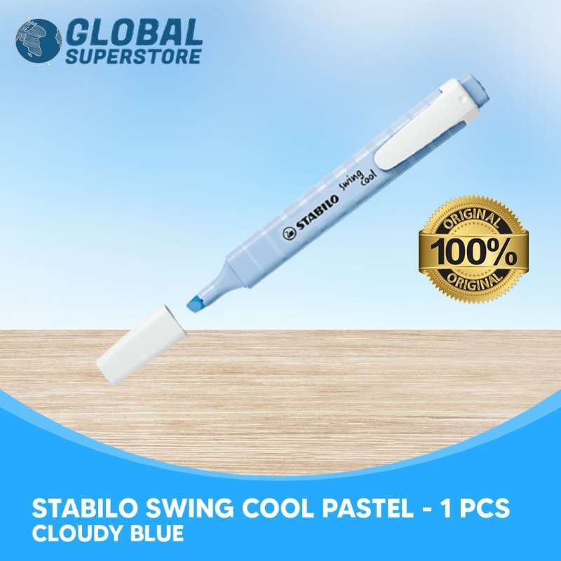 Highlighter STABILO swing cool Pastel - cloudy blue
