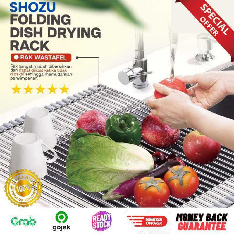 Rak Pengering Kitchen Sink Rack Folding Dish Drying Rack