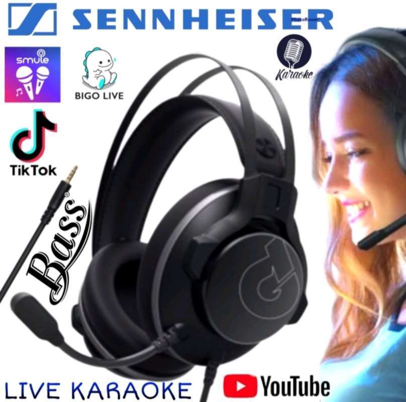 Jual Mic Earphone Headset Sennheiser Big Bass Karaoke Di Youtube Hp Smule Di Seller Yoca store Mangga Besar Kota Jakarta Barat Blibli