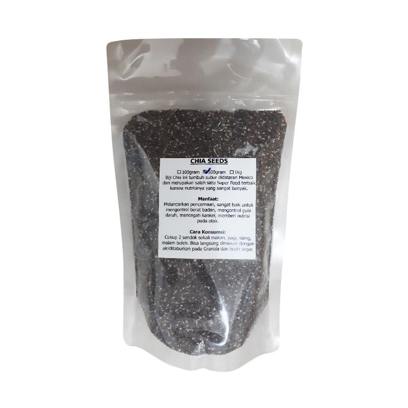 Jual Chiaseed Black Chia Seeds Organic 500 G Online September 2020 Blibli Com
