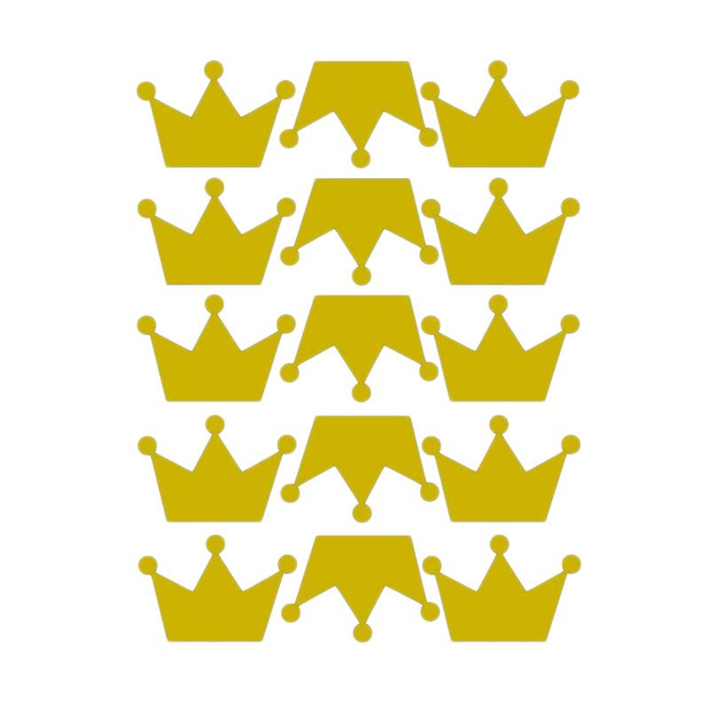 Jual Bluelans Removable Crown Shape Wall Art Sticker Bedroom Kids