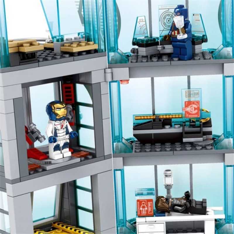 Jual Bricks SUPER HERO Tower Ironman AVENGERS SY 678 di Seller