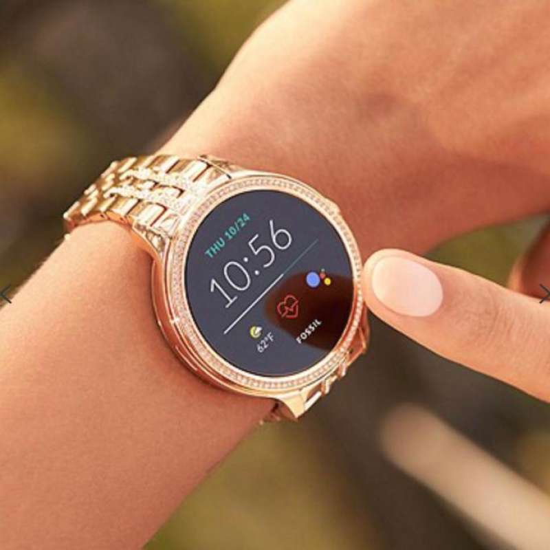 Jual FOSSIL Gen 5E Smartwatch in Rose Gold Stainless with Crystal