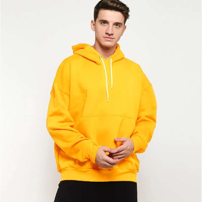 Sweater hoodie kuning on sale